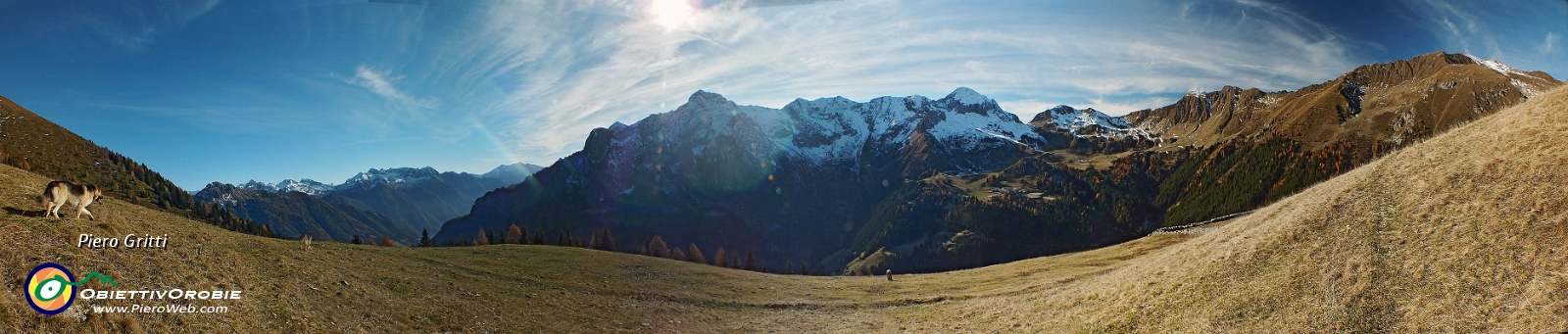 39 panoramica sulla salita per pratoni con Dori che fa sù e giù....jpg